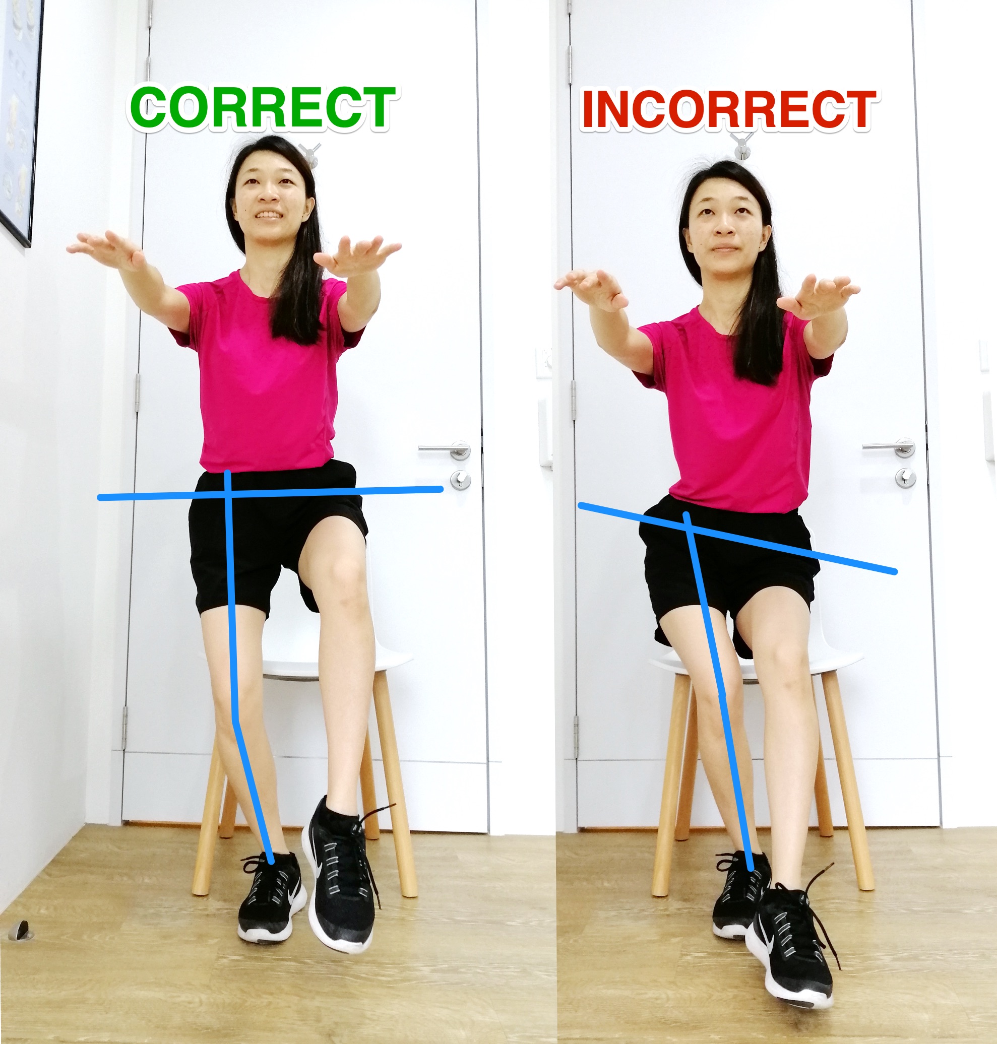 single leg squat technique is important